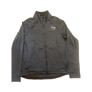 NWT Beachbody Men's Energy Training Jacket Black Heather‎ Zip Up sz Medium